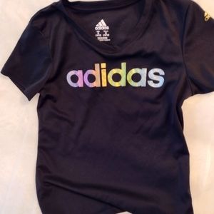 Adidas climate control sportswear shirt girls size 10